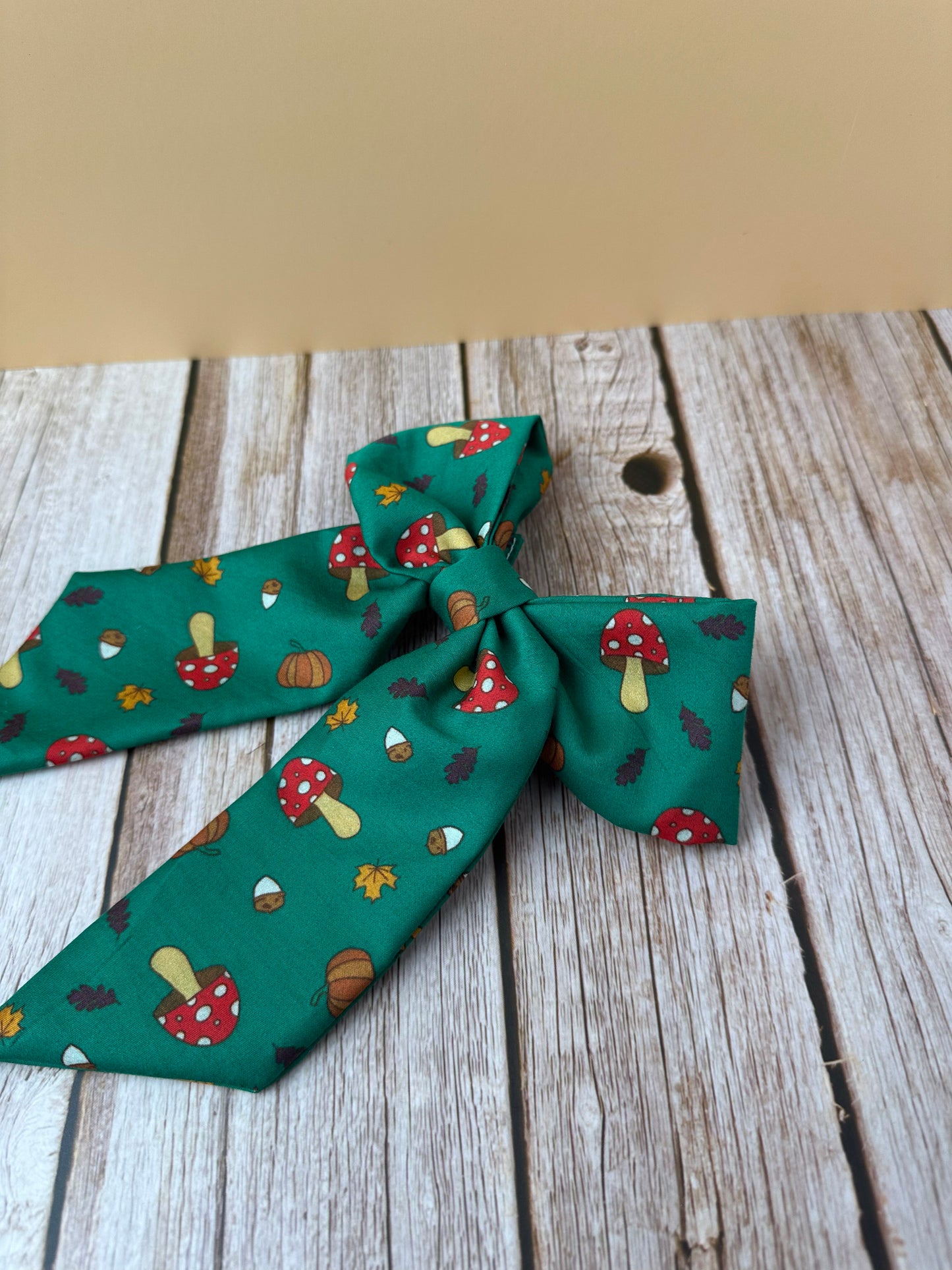 Woodland Walk EXCLUSIVE Long Hair Bow | Handmade Hair Accessories UK