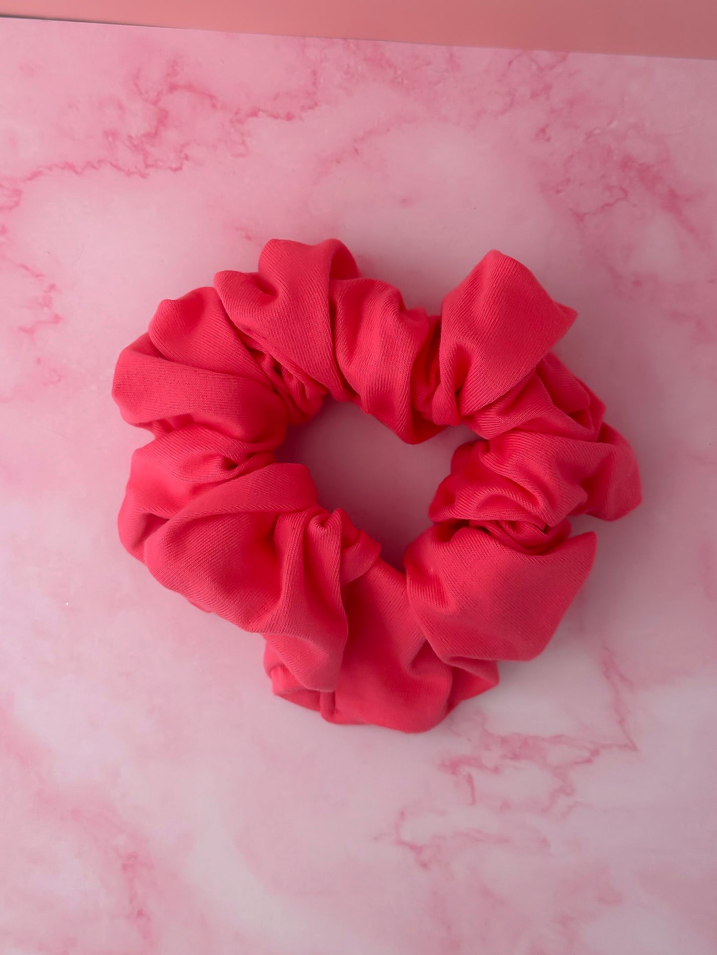 Carrie - Pink Jersey XL Scrunchie