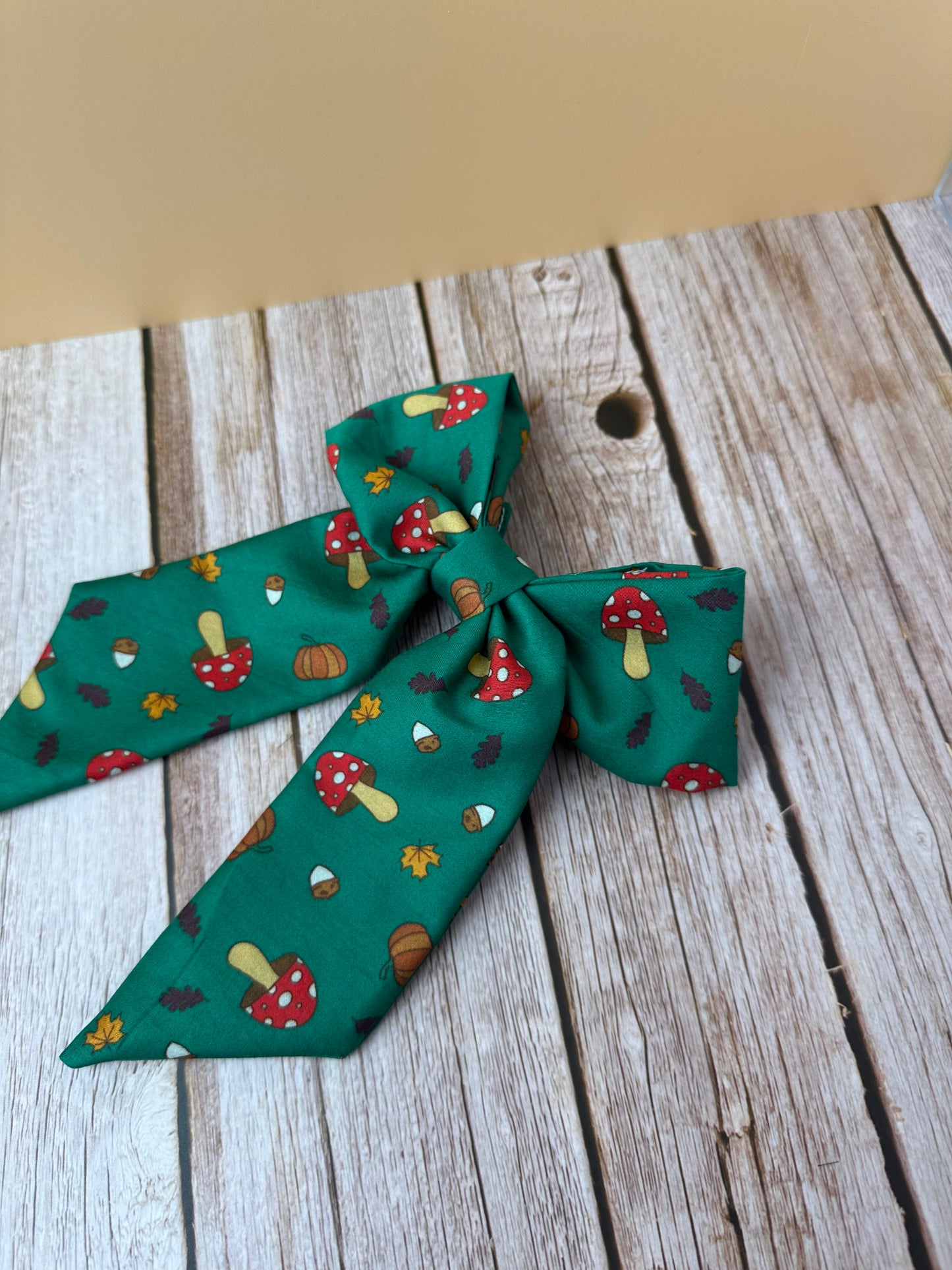 Woodland Walk EXCLUSIVE Long Hair Bow | Handmade Hair Accessories UK