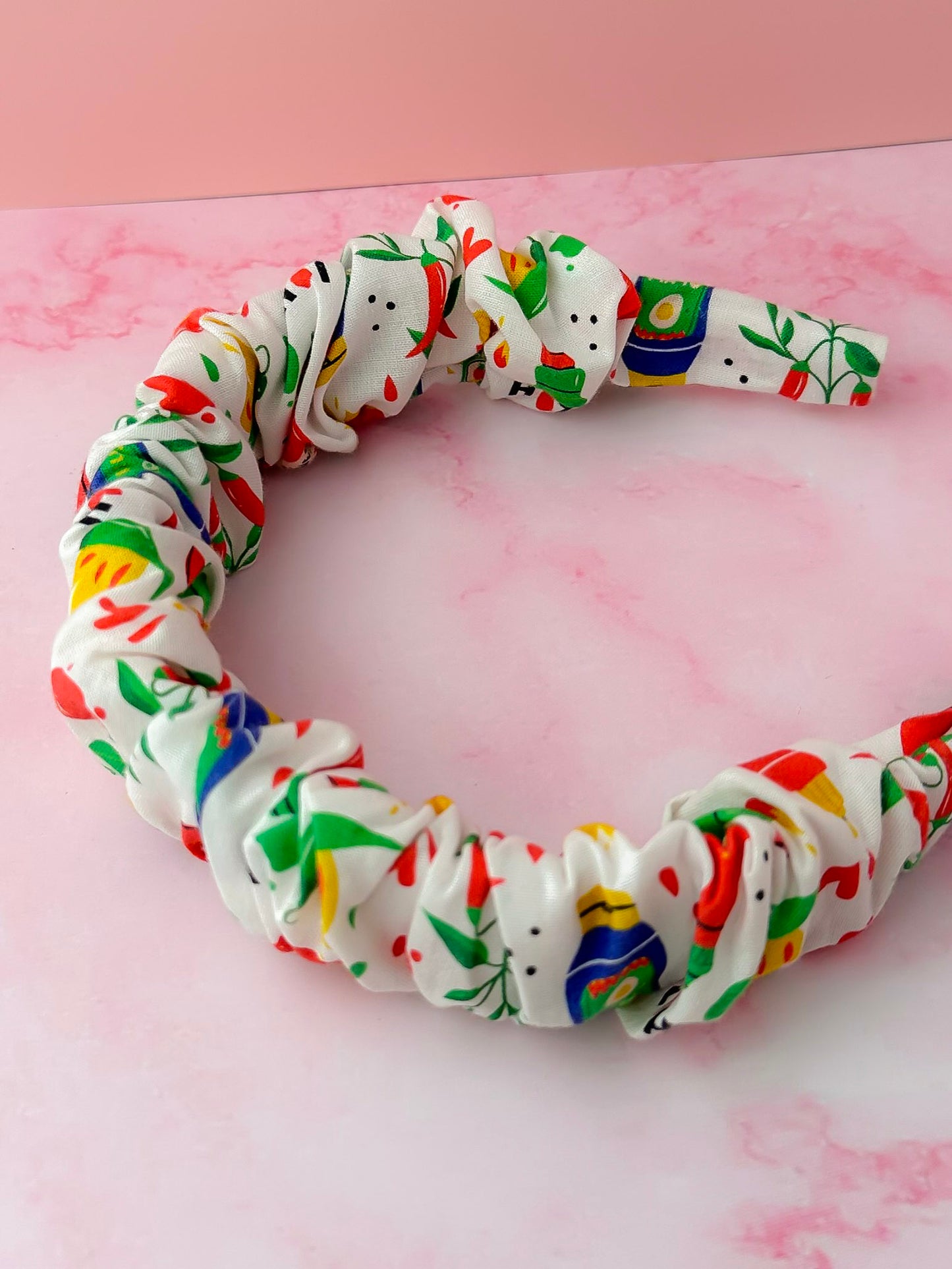 Spicy - Hot Sauce Scrunchie Headband