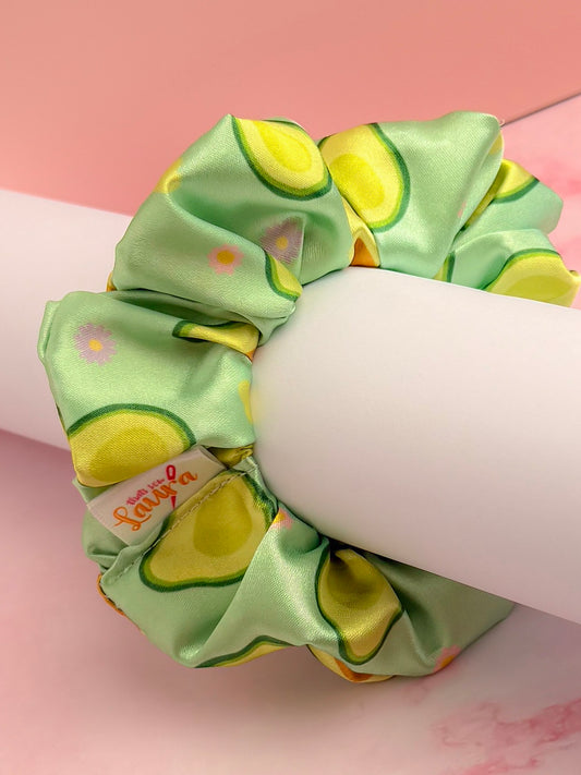Avacado - EXCLUSIVE print breakfast food themed classic scrunchie