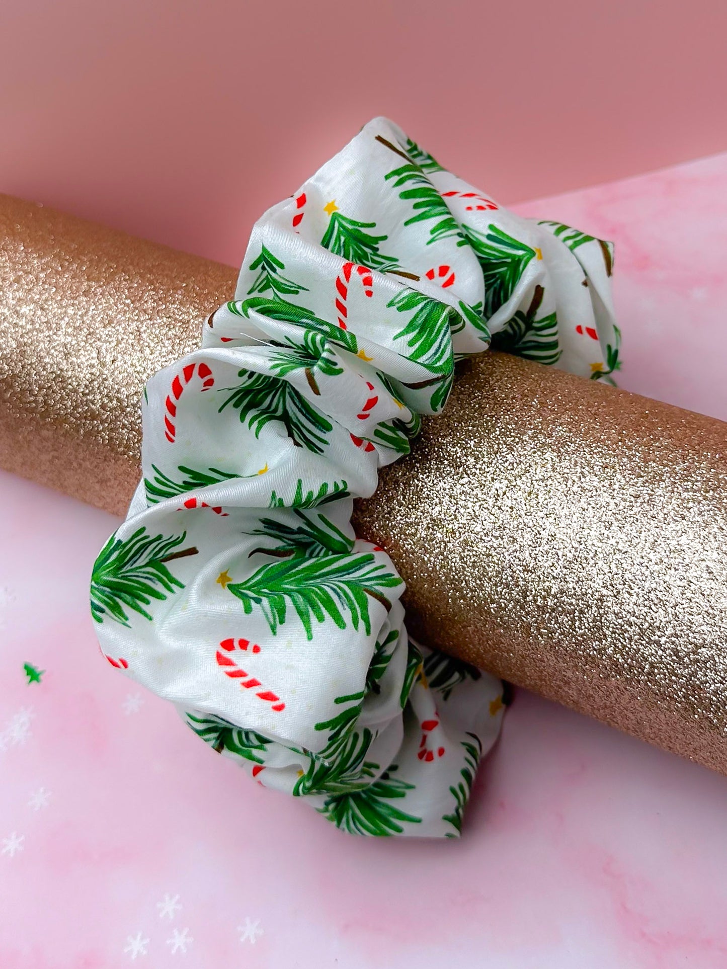 Classic Christmas XL Scrunchie | Handmade Hair Accessories UK