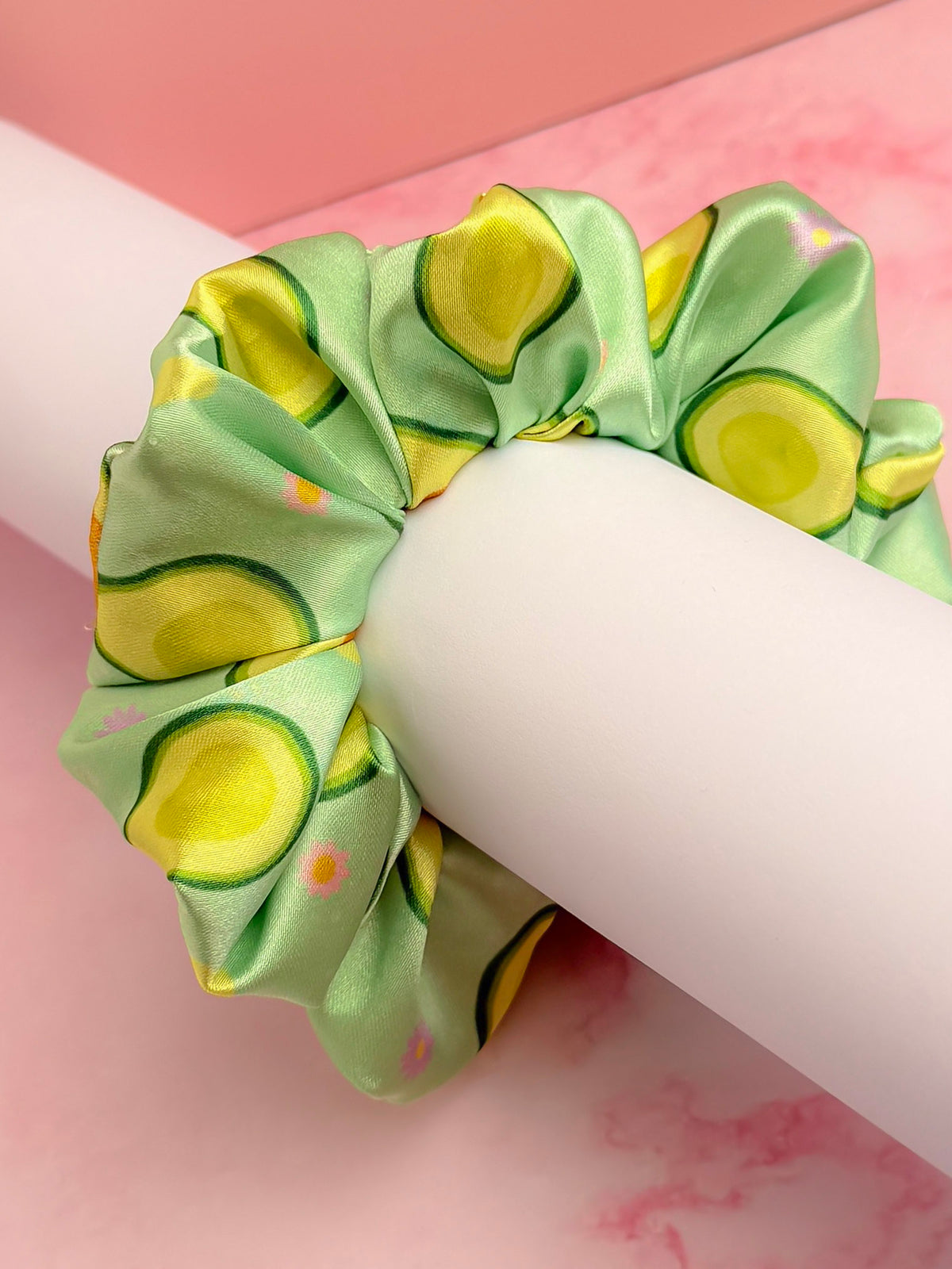 Avacado - EXCLUSIVE print breakfast food themed classic scrunchie