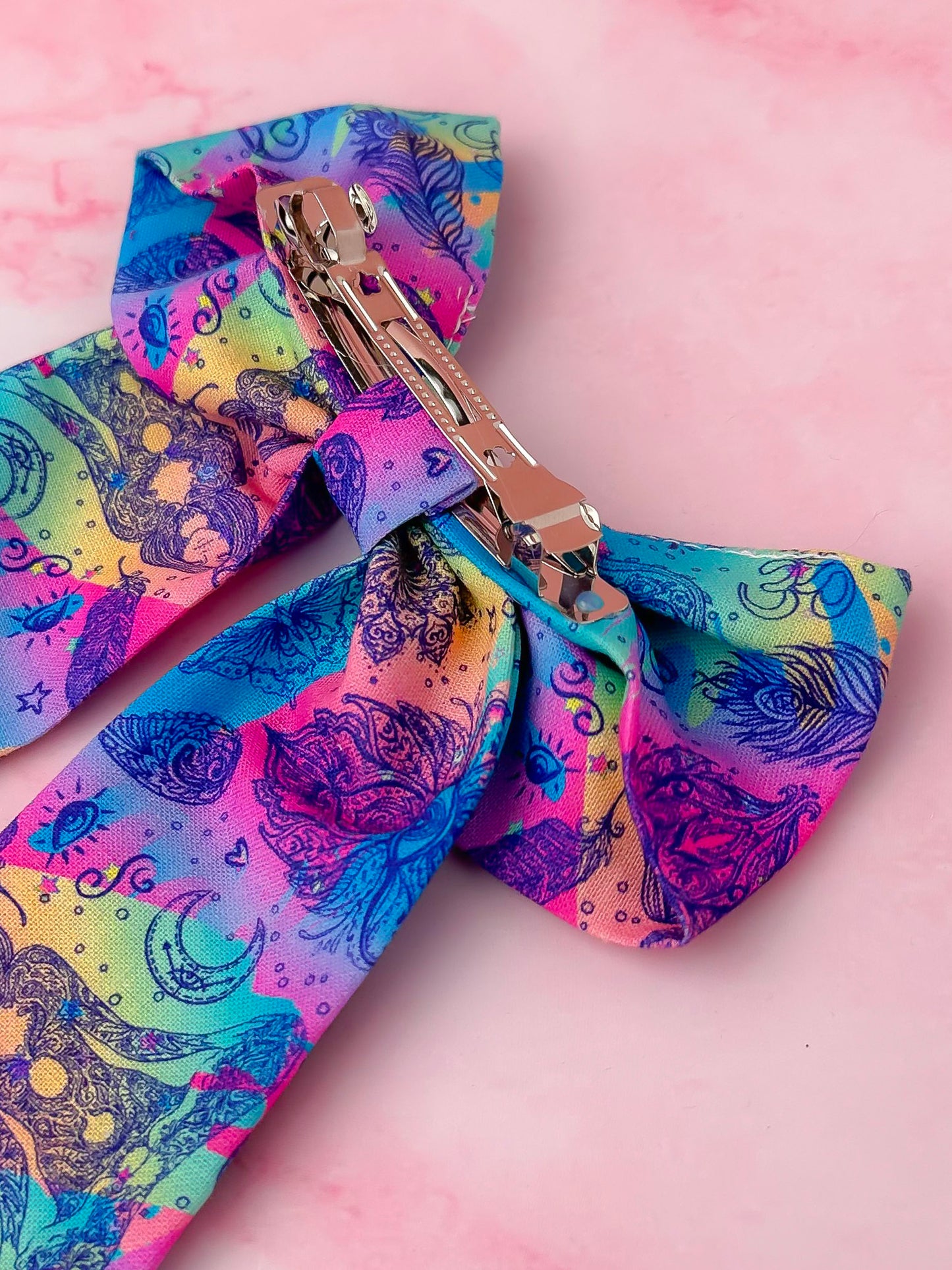 Chakra - Spiritual zen long Hair Bow