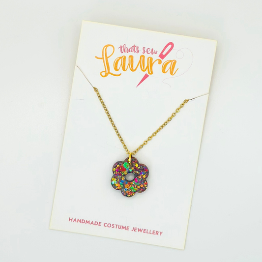 Funfetti Flower - 18 Inch Chain