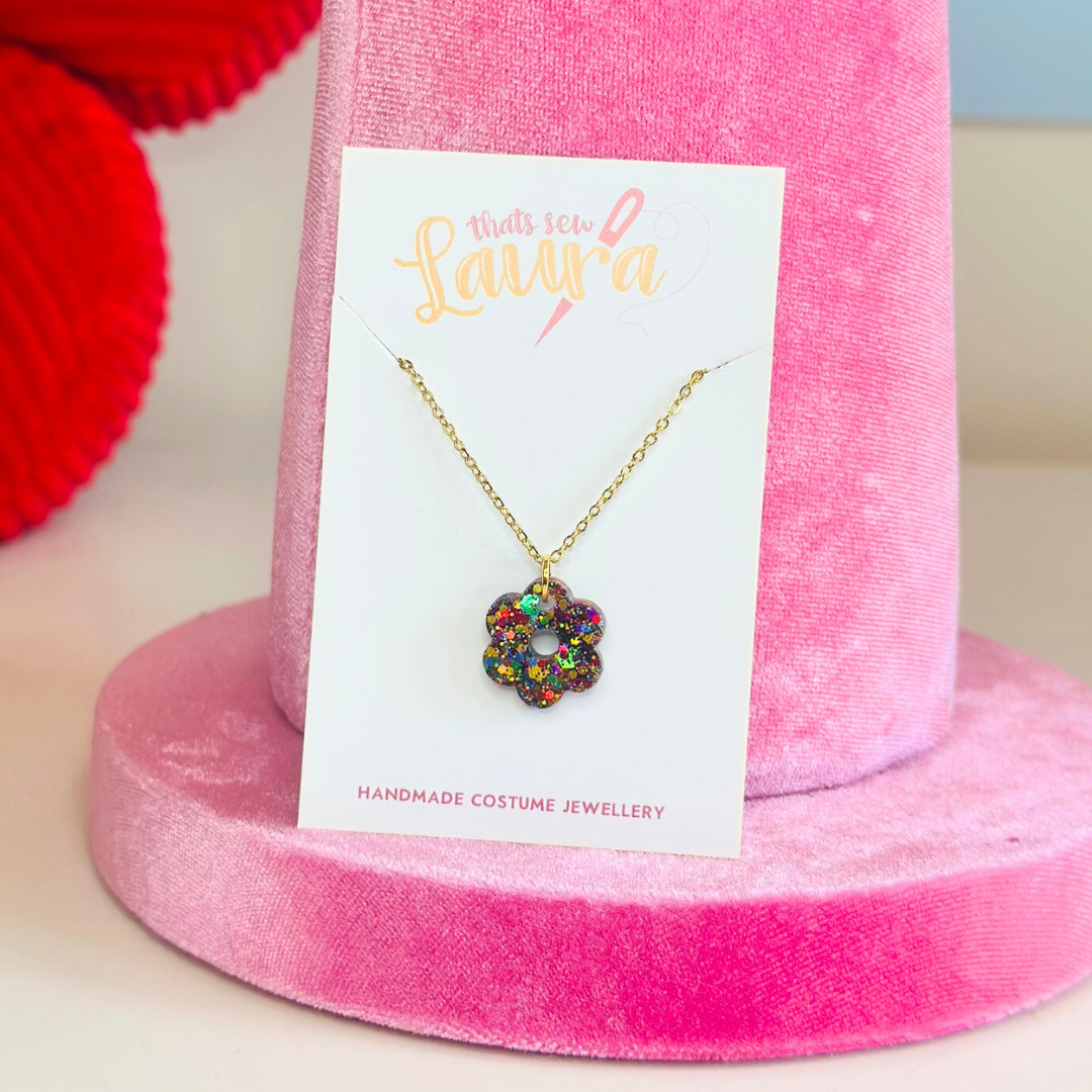 Funfetti Flower - 18 Inch Chain