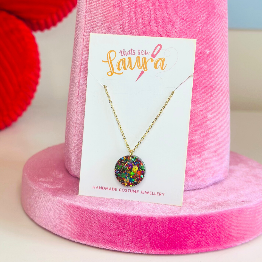 Funfetti Circle - 18 Inch Chain