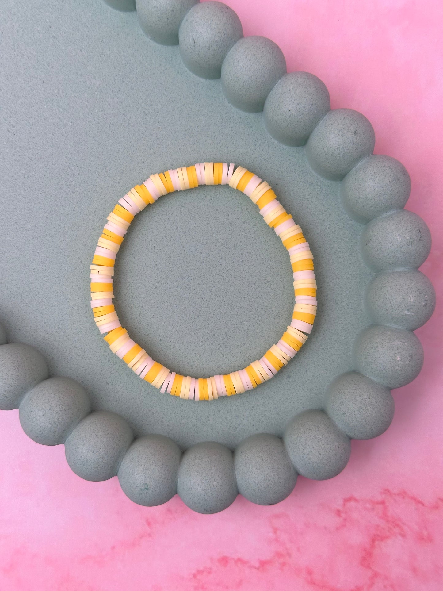 Sunshine - Yellow Beaded Bracelet