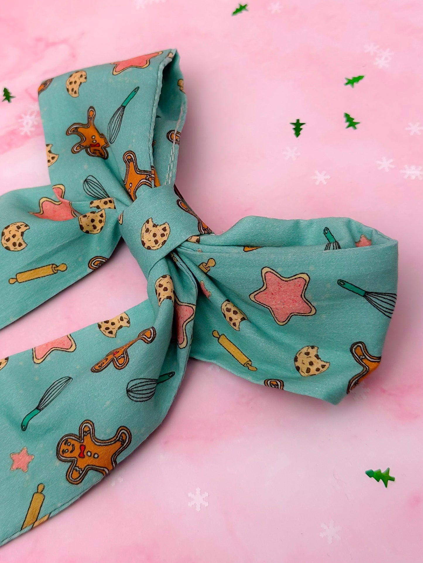 Festive Baking EXCLUSIVE LONG Hair Bow