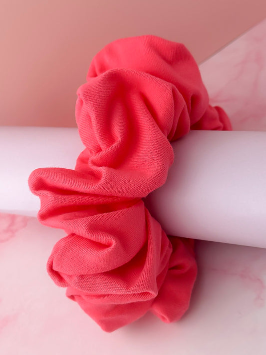 Carrie - Pink Jersey XL Scrunchie