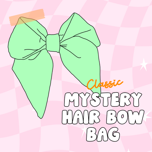 Mystery Bow Bag - Handmade hair accessories
