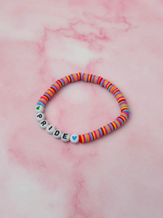 Pride - Rainbow Beaded Bracelet Set