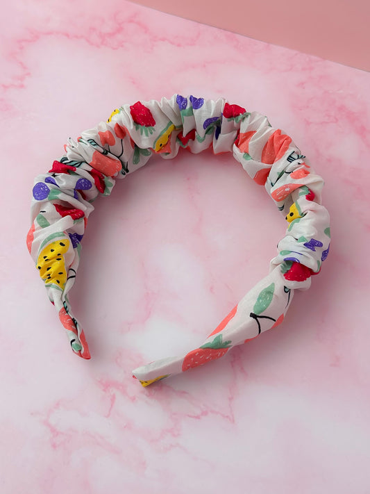 Fruit Bowl - Fuity Scrunchie Headband