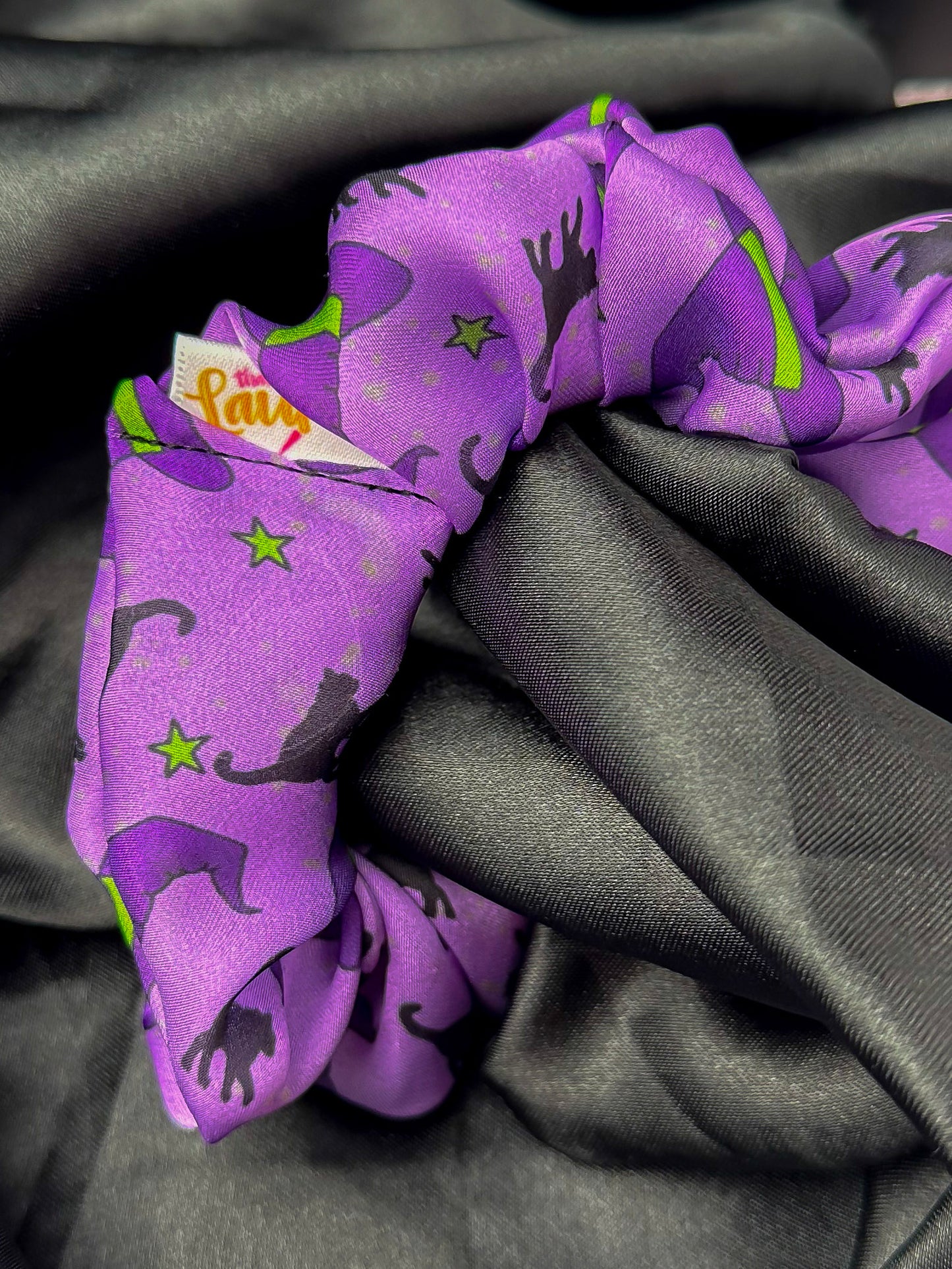 Midnight Familiars Classic Scrunchie | Handmade Hair Accessories UK