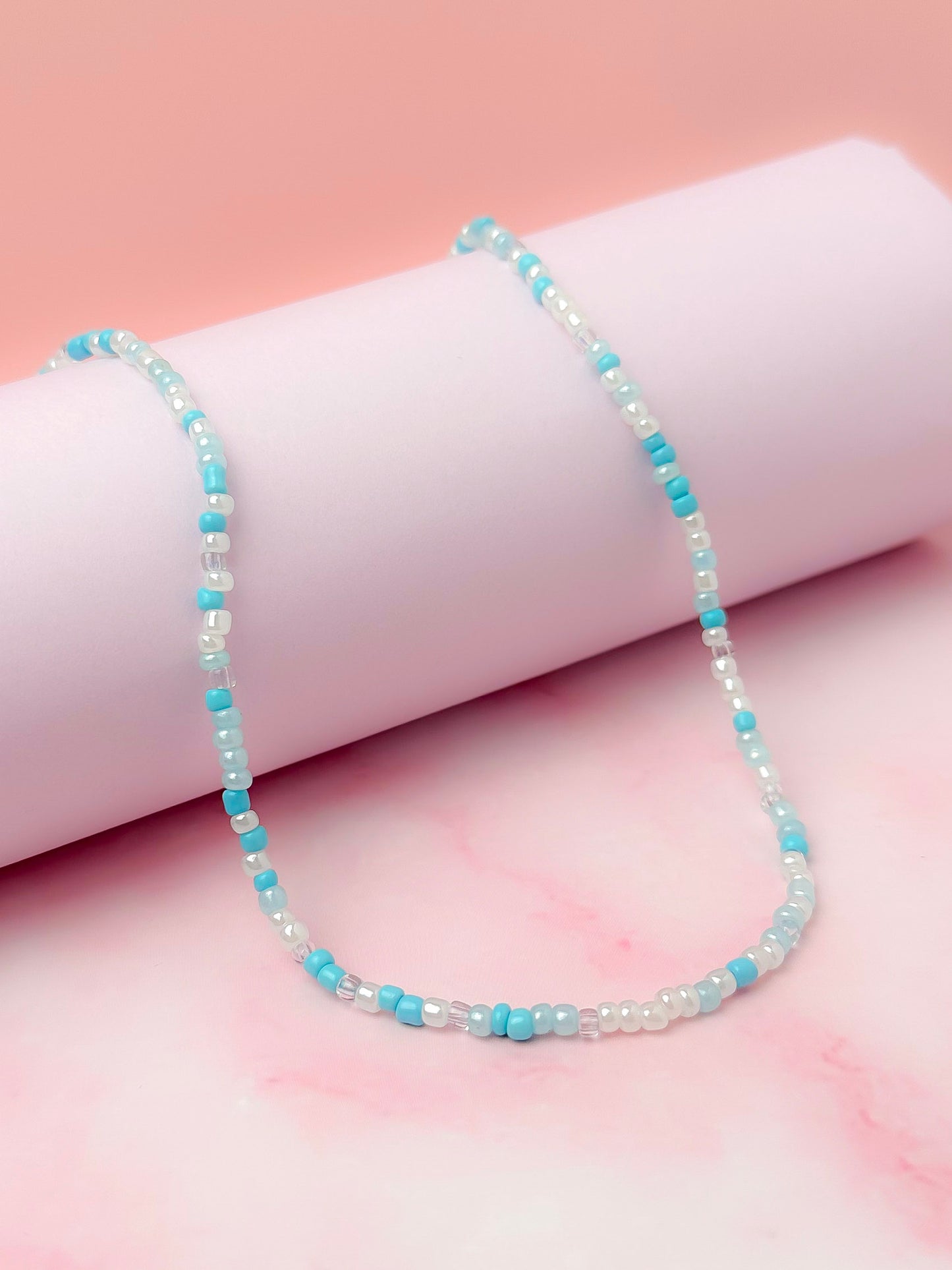 Elsa - Frozen Inspired Beaded Necklace