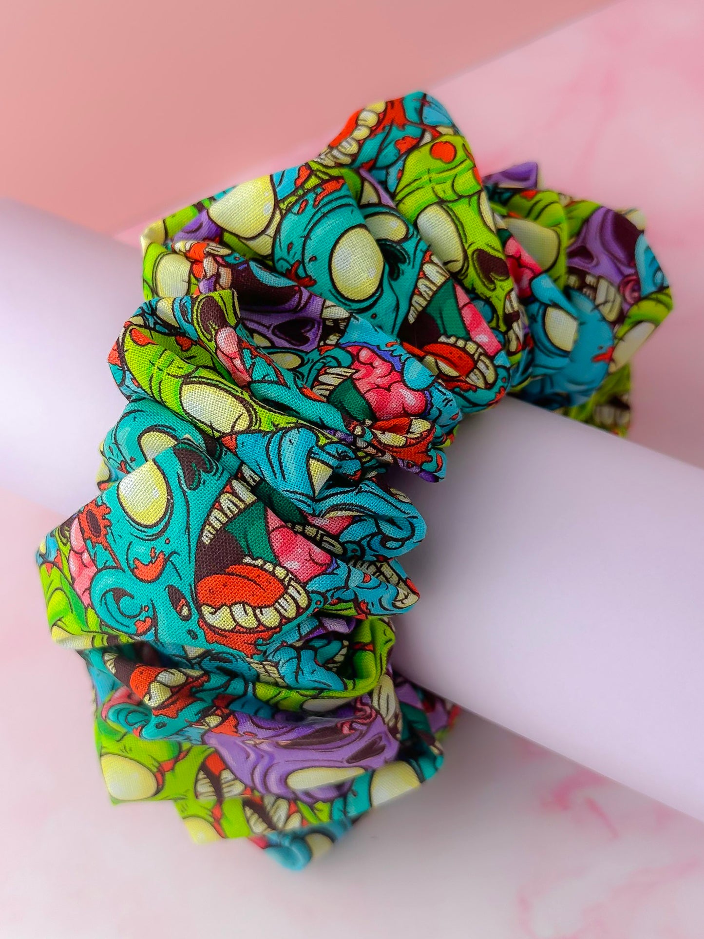 Living Dead - zombie print XL Scrunchie