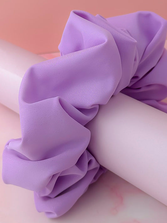 Lila -purple glitter Gym & Swim XL Scrunchie