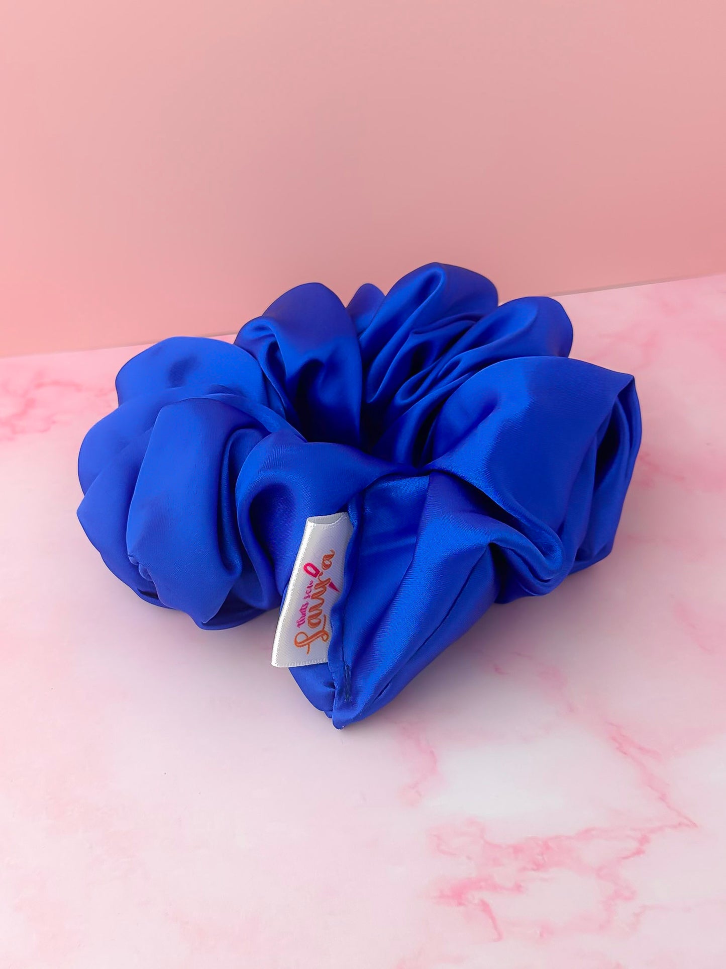 Royal - Royal Blue Satin XL Scrunchie
