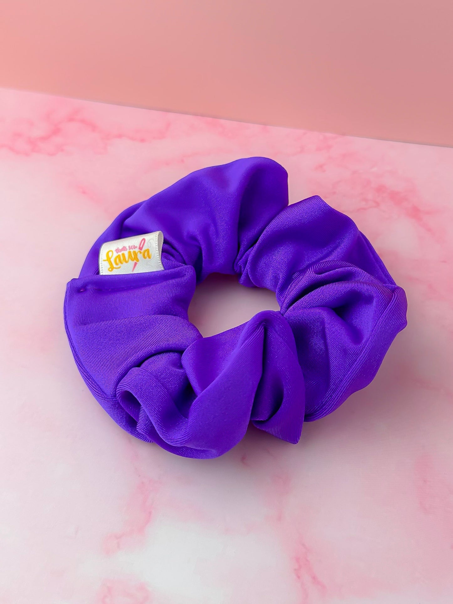 Indigo - Purple gym & swim classic scrunchie