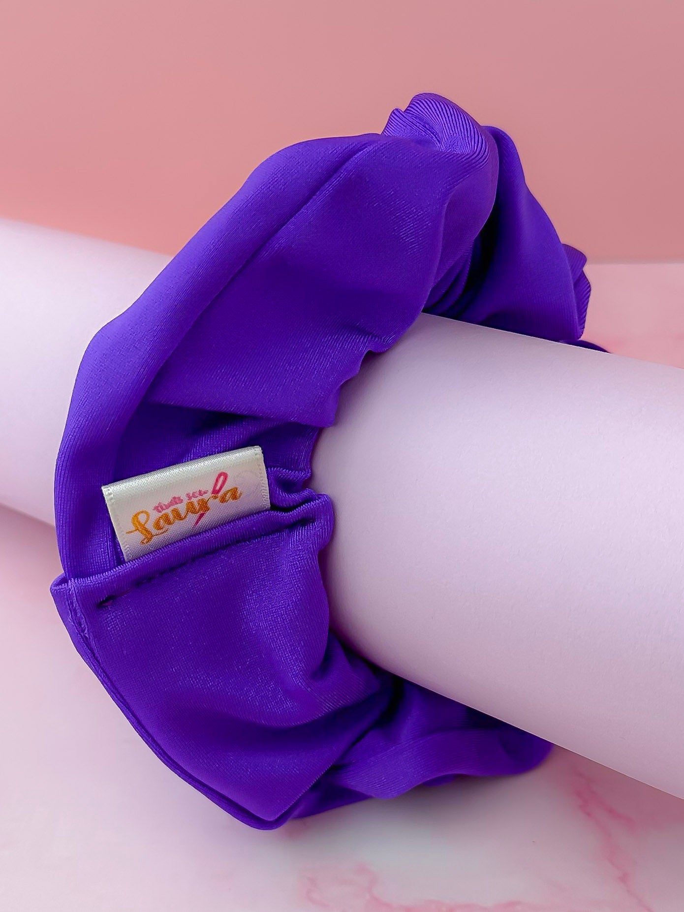 Indigo - Purple gym & swim classic scrunchie