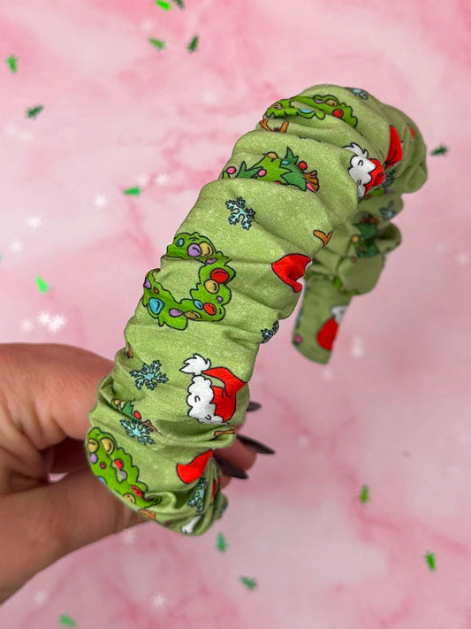 Grinchmas EXCLUSIVE Scrunchie Headband | Handmade Hair Accessories UK