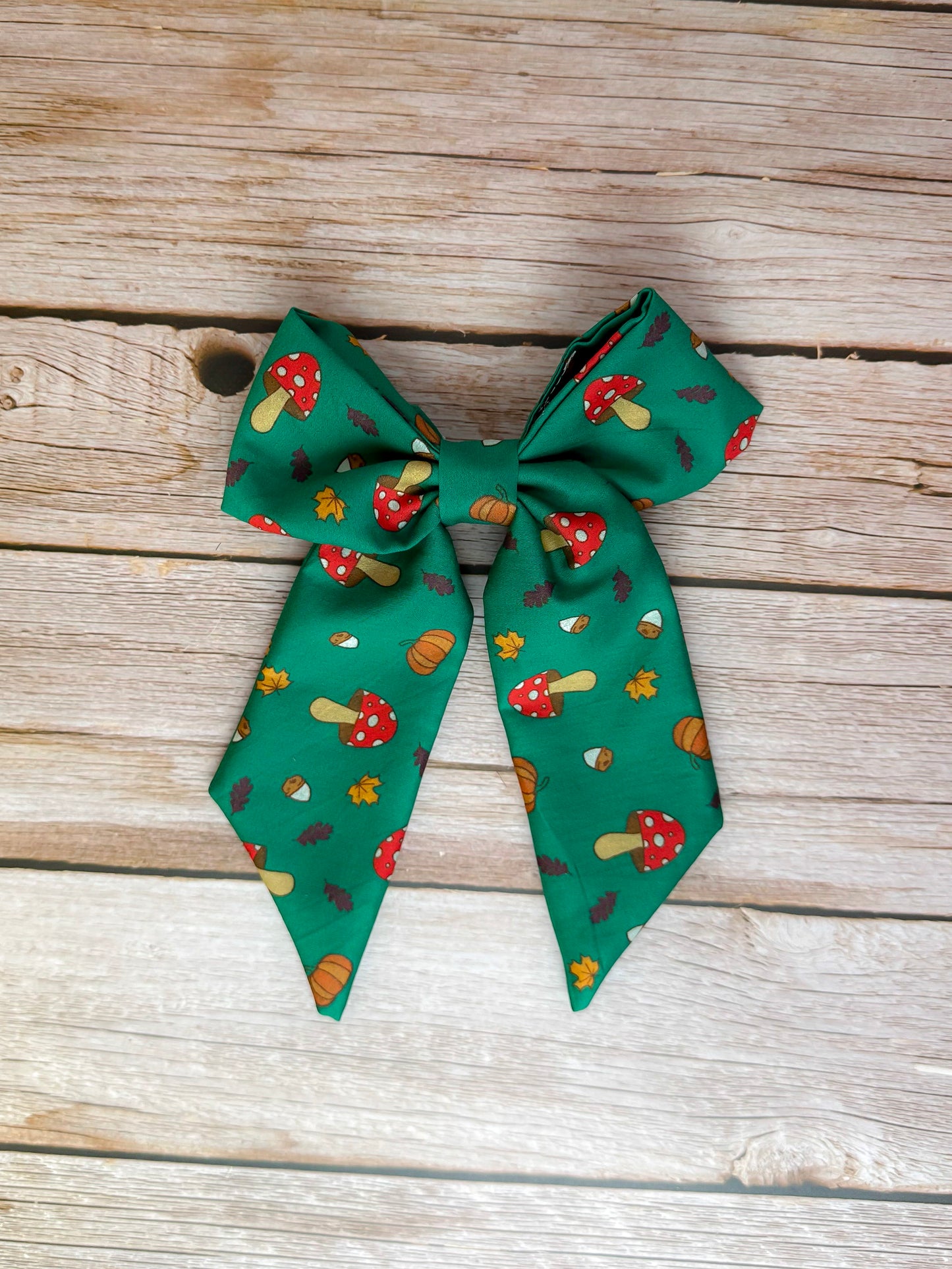 Woodland Walk EXCLUSIVE Long Hair Bow | Handmade Hair Accessories UK