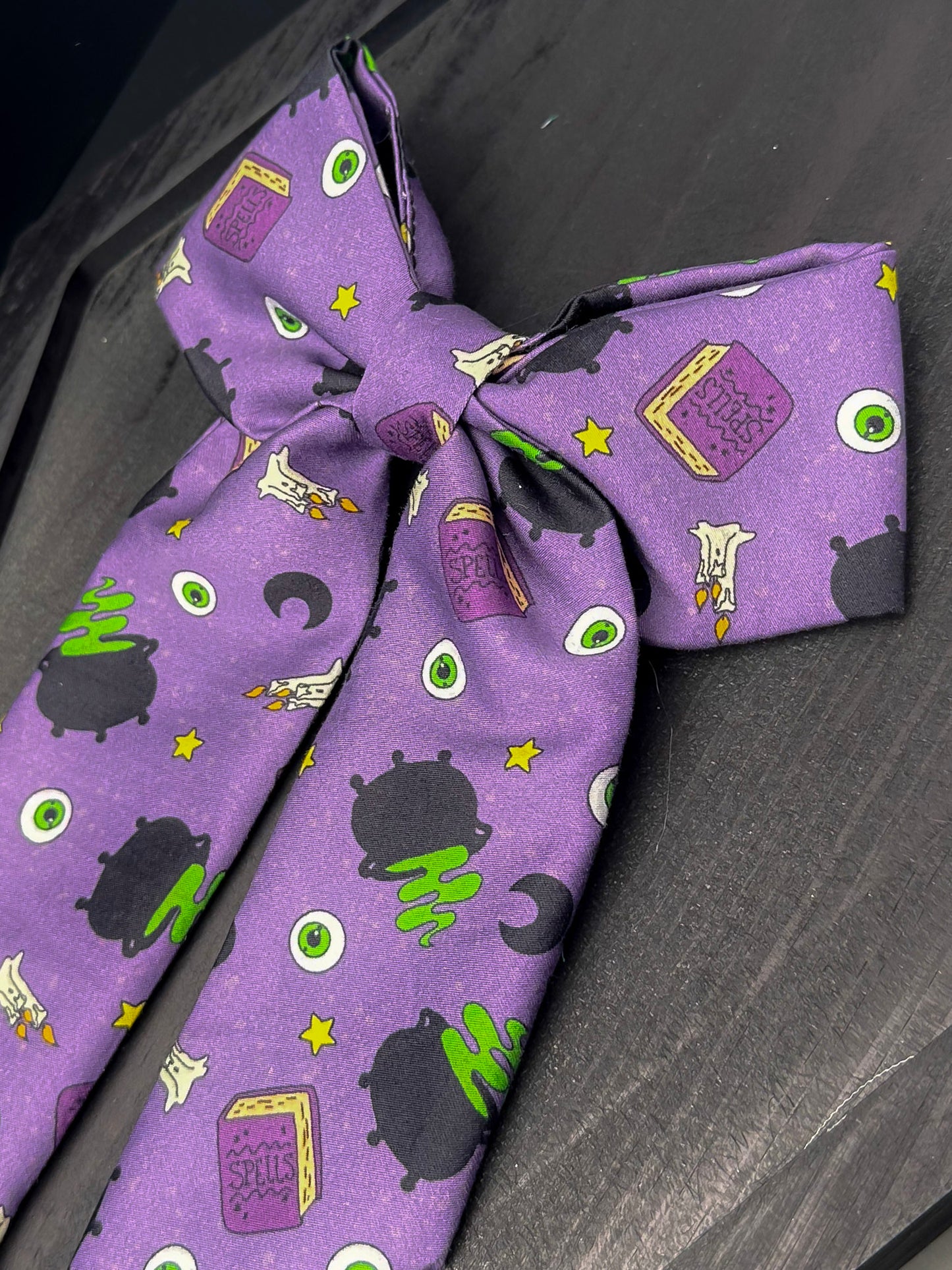 Hex-t Me later EXCLUSIVE LONG Hair Bow | Handmade Hair Accessories UK