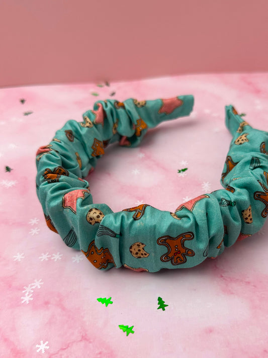 Festive Baking EXCLUSIVE Scrunchie Headband | Handmade Hair Accessories UK