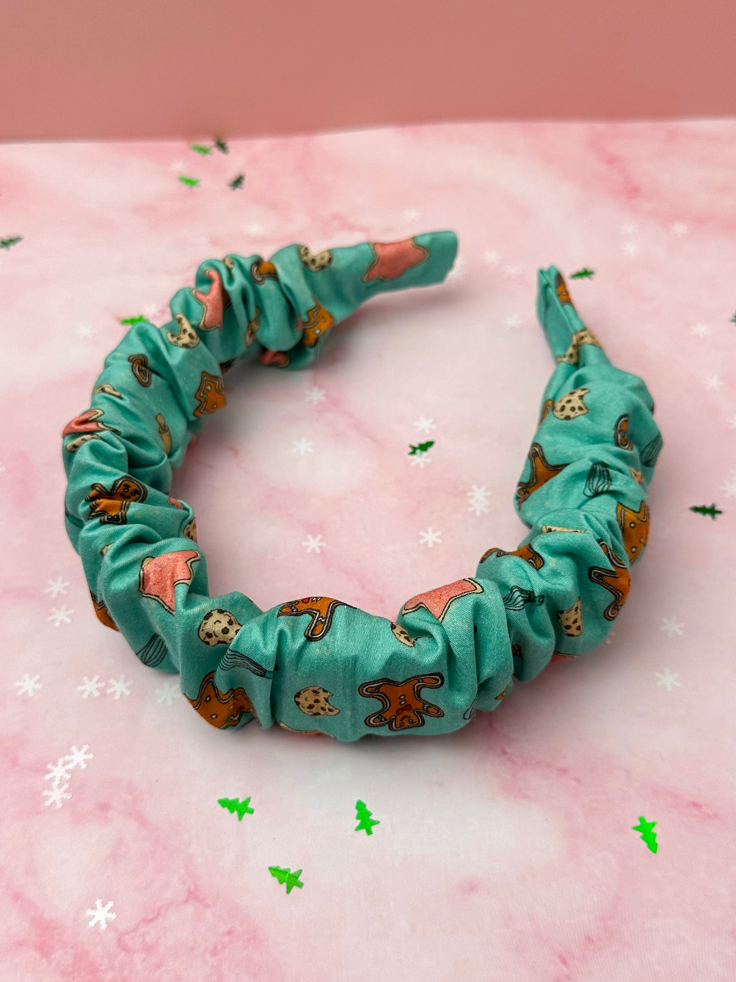 Festive Baking EXCLUSIVE Scrunchie Headband | Handmade Hair Accessories UK