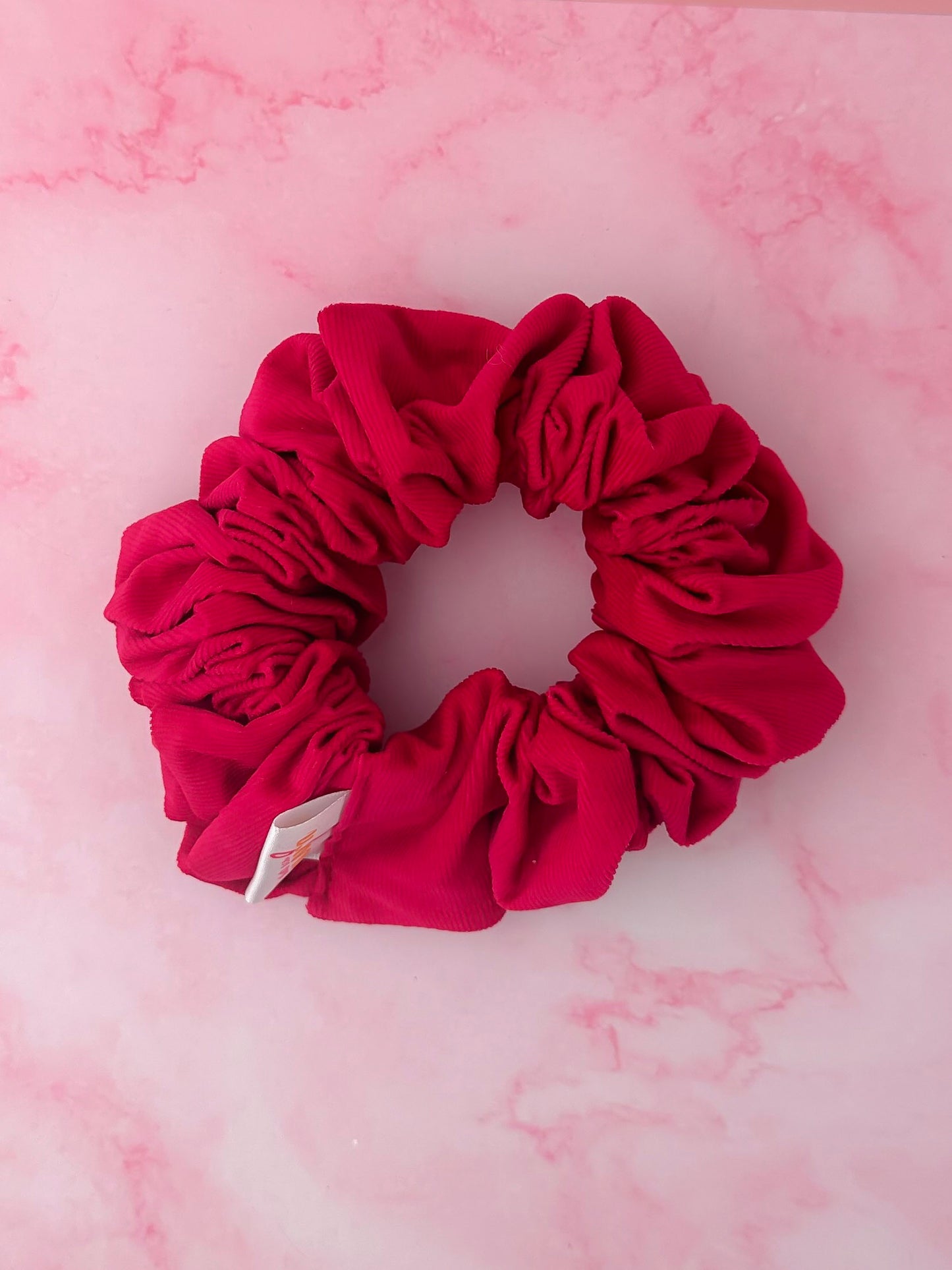 Cherri - Pink Needlecord XL Scrunchie