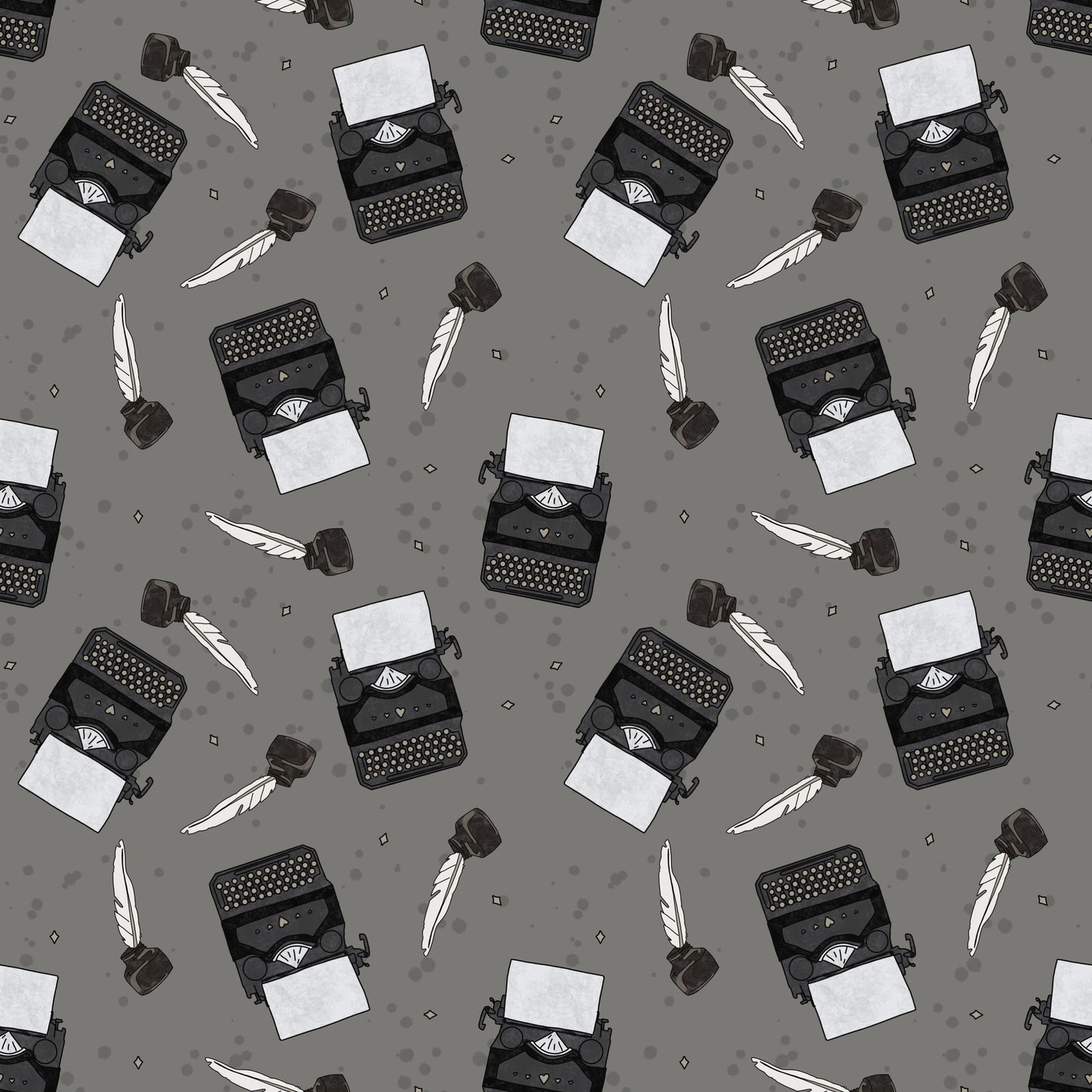 The Poetic Era - Swiftie Eras inspired typewriter and ink fabric