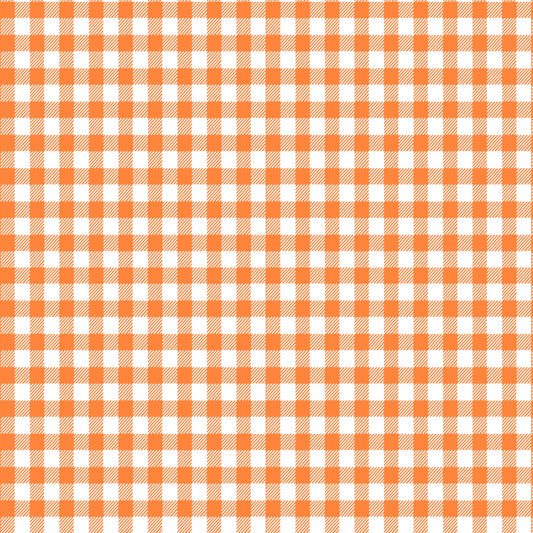 Gingham yellow and oranges