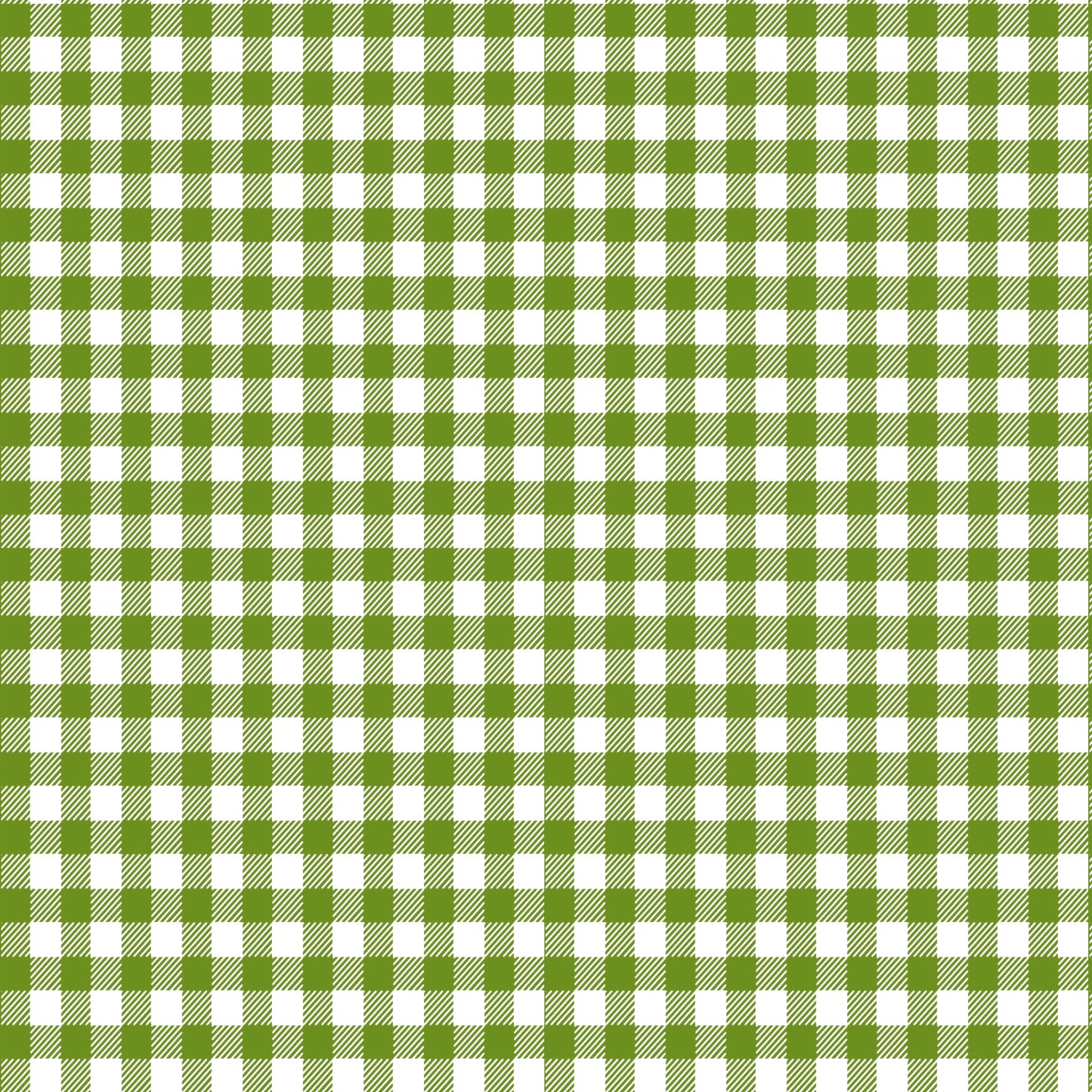 Gingham Blues and greens