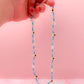 Bumbling around - Bee and Flower Beaded Necklace
