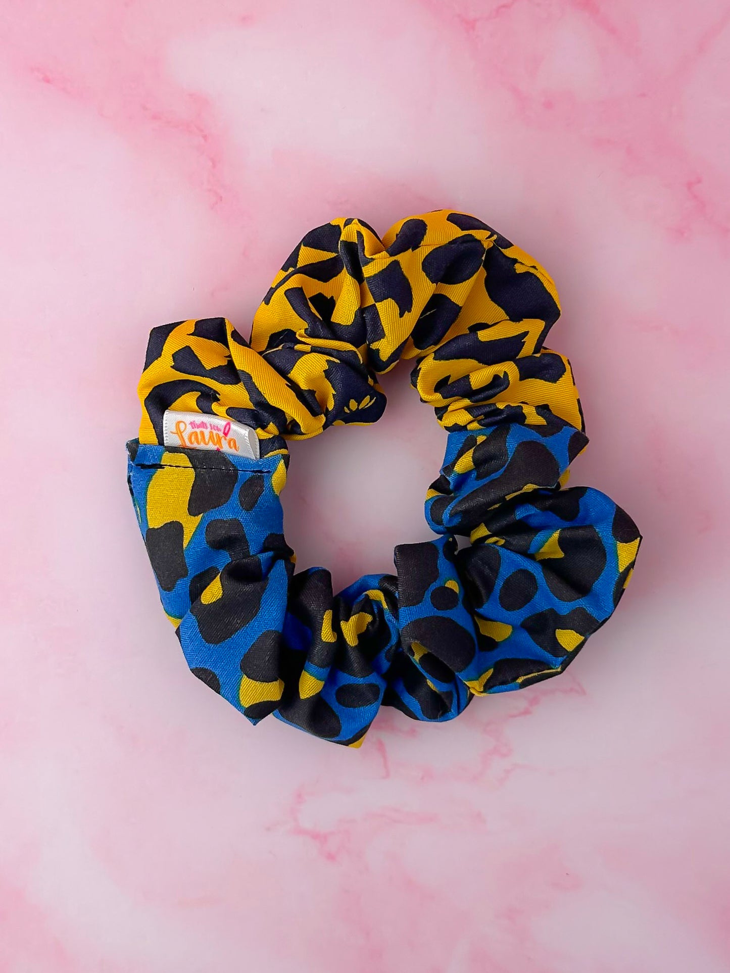 Crossbreed - Mixed Leopard print classic scrunchie