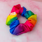 Rainbow - Rainbow Satin classic scrunchie