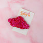 Princess - Pink Mix Glitter Cloud shaped Resin Hair Clip