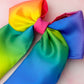 Rainbow - Rainbow Satin classic Hair Bow