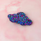 Bloom - Blue & Pink Glitter Cloud shaped Resin Hair Clip