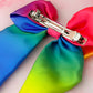 Rainbow - Rainbow Satin classic Hair Bow