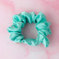 Mynte - Mint satin wide scrunchie