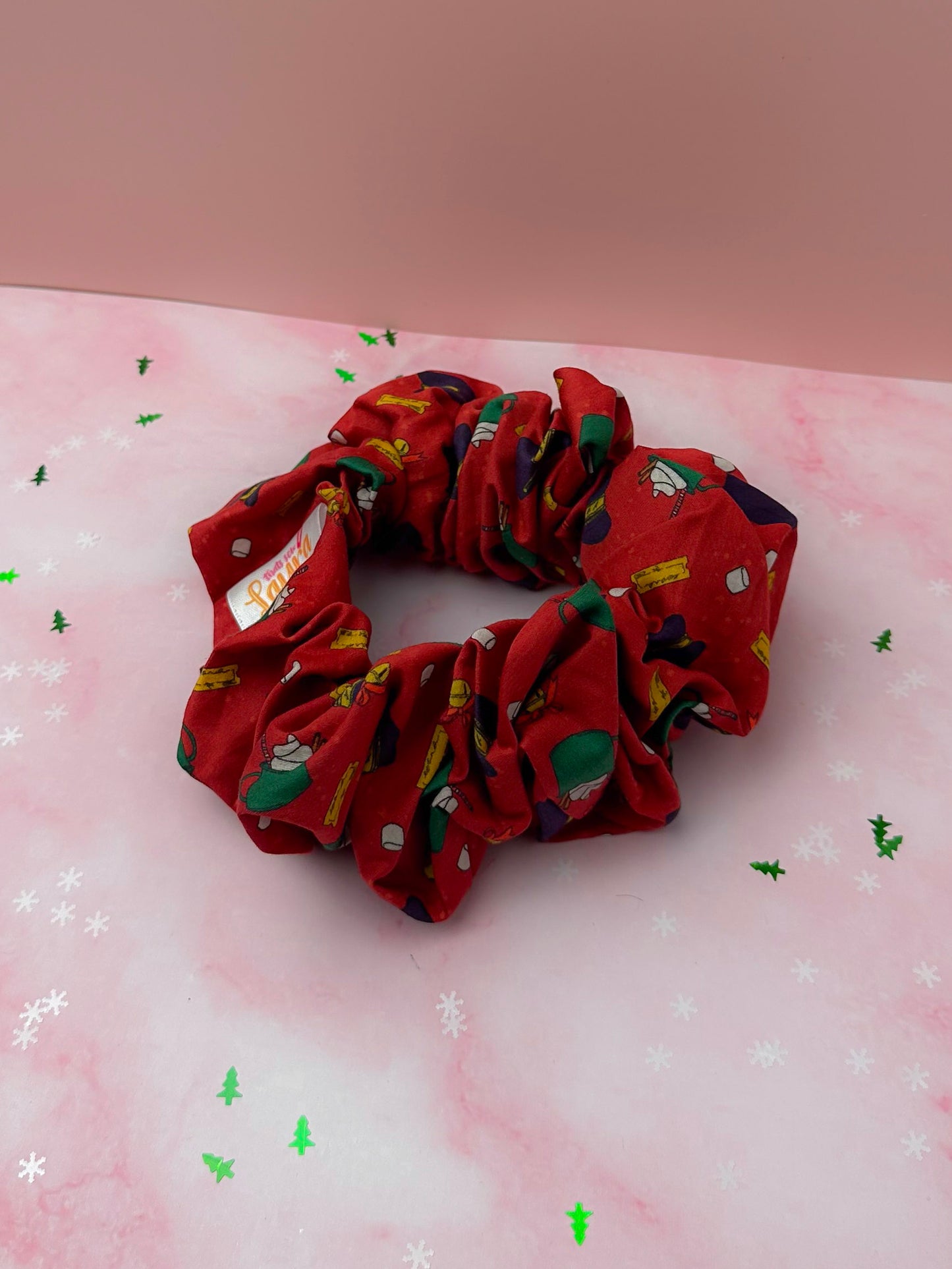 Hot Chocolate XL Scrunchie | Handmade Hair Accessories UK