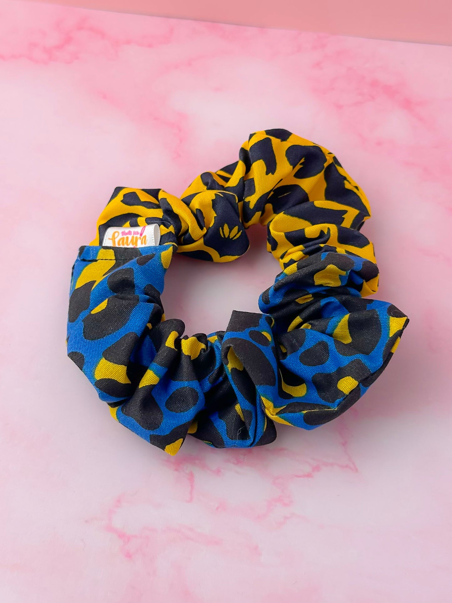 Crossbreed - Mixed Leopard print classic scrunchie