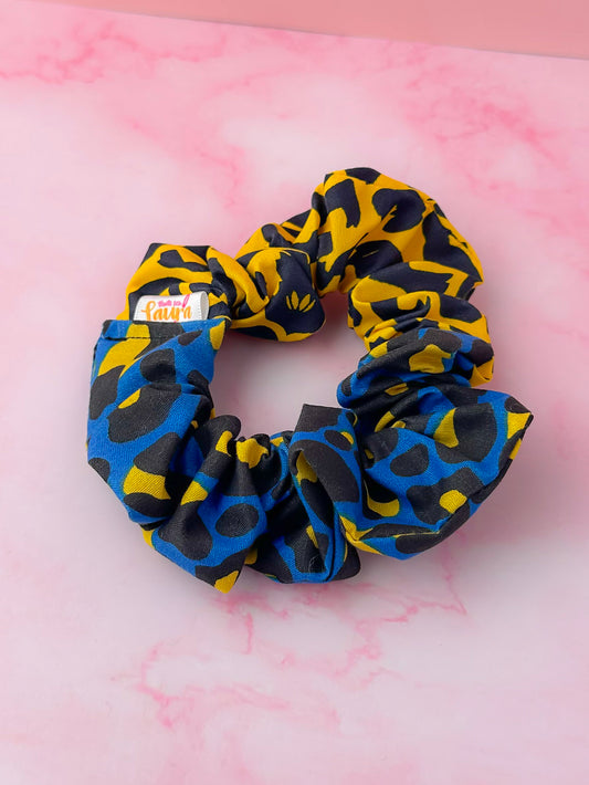 Crossbreed - Mixed Leopard print classic scrunchie