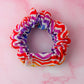 Zig Zag - multicolour Zigzag print wide scrunchie