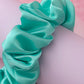 Mynte - Mint satin wide scrunchie