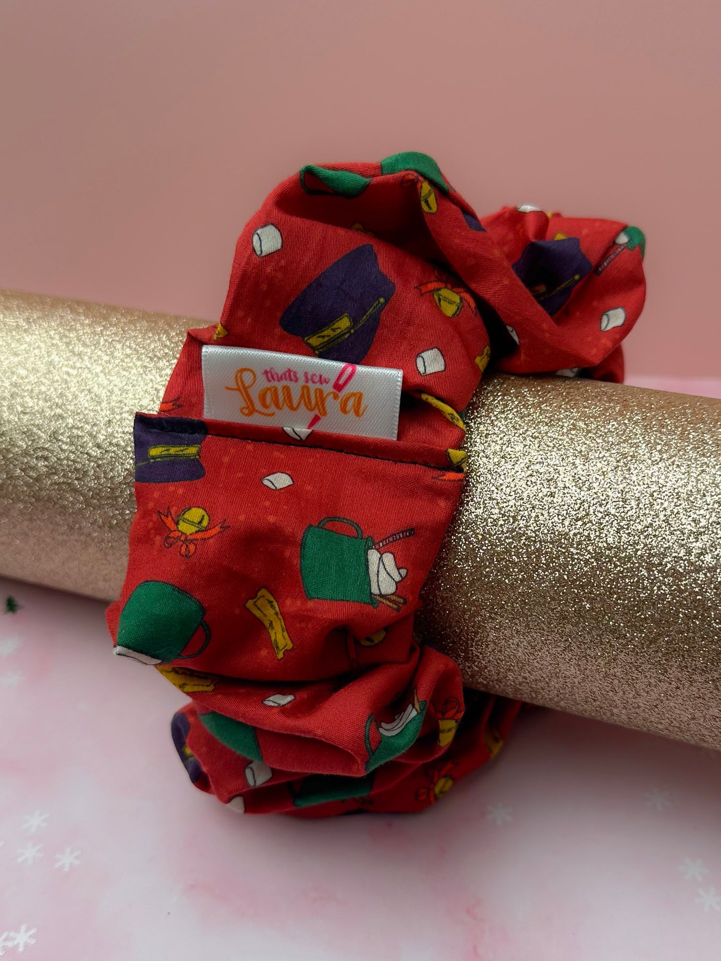 Hot Chocolate XL Scrunchie | Handmade Hair Accessories UK