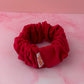 Cherri - Red Needlecord classic scrunchie