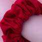 Cherri - Red Needlecord classic scrunchie