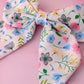 Cleo - floral print classic Hair Bow